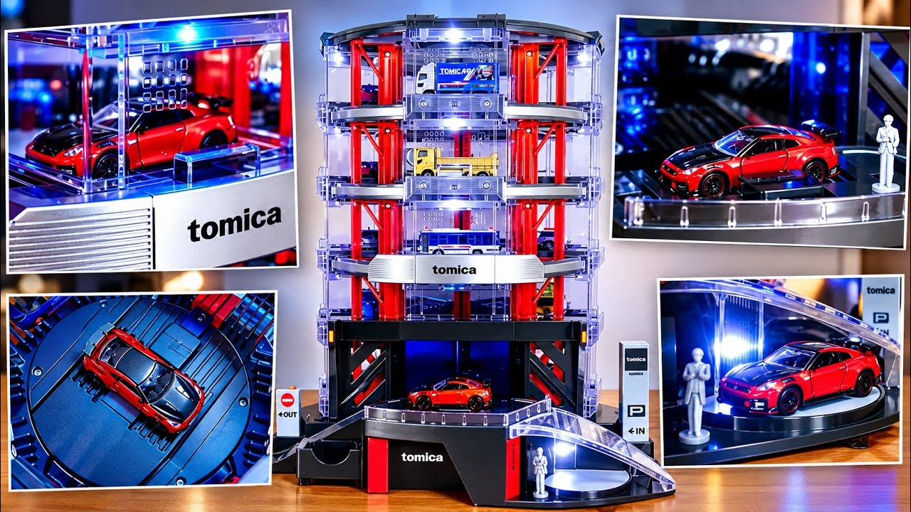 Automated Tomica Parking! The Special GT-R Looks Awesome! Tomica