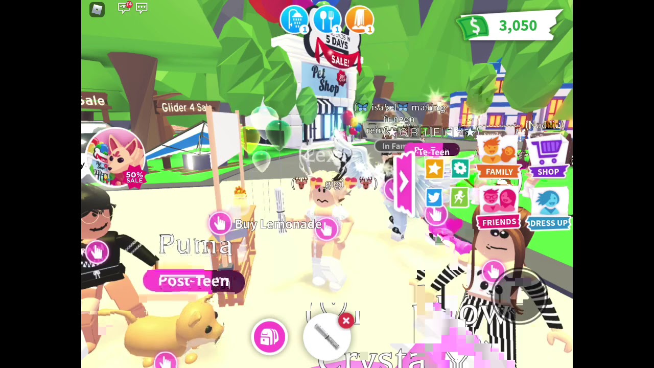 Playing Adopt Me - YouTube