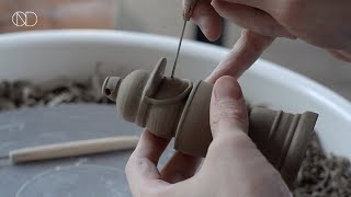 물레로 만드는 장난감 병정 오너먼트 : Making a Ceramic Toy soldier Ornament [ONDO STUDIO]