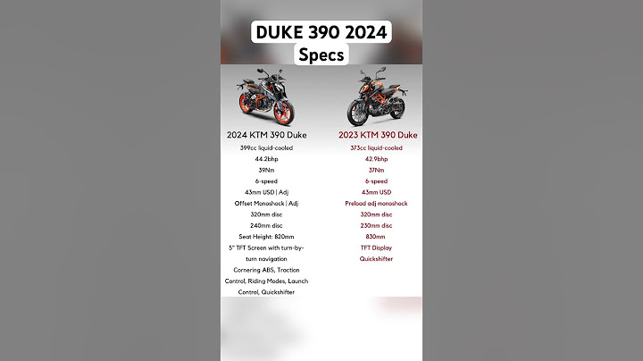 All new KTM duke 390 2024 model specifications