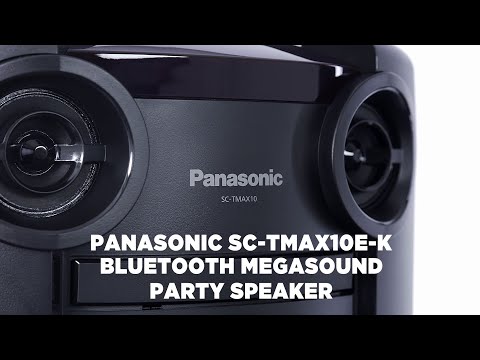 Panasonic SC-TMAX10E-K Bluetooth Megasound Party Speaker | Featured Tech | Currys PC World