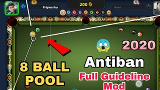 8 BALL POOL FULL GUIDELINE MOD APK | 2020 ANTI BAN TRICK | LATEST MOD FREE 2020 | PAGLU OP screenshot 4