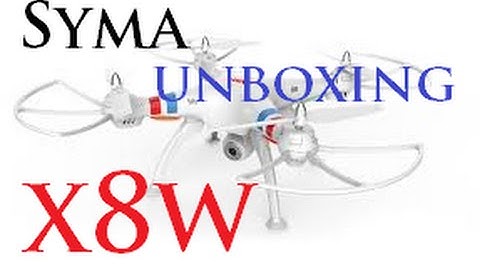 Syma x8w unboxing