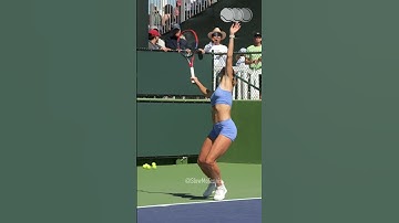 Camila Giorgi - Serve Slow-motion