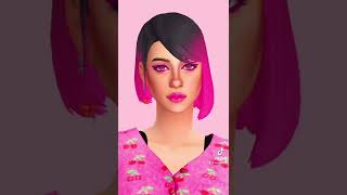 Sims 4 CAS | cherry  | the sims 4 | Create A sim #shorts