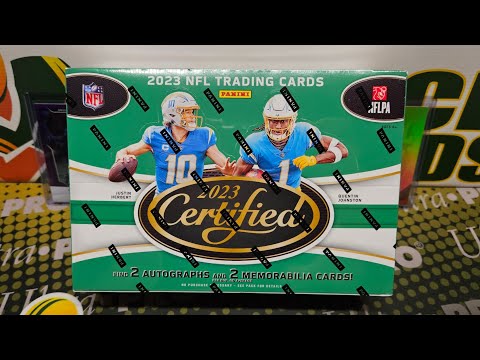 New Release! 2023 Certified Football Hobby Box Opening! 4 Hits per Box + Amazing Inserts! 🏈