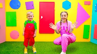 Oliver and Mom Inside the Magic Cube Challenge