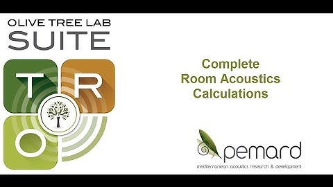 Full Room Acoustics Calculations