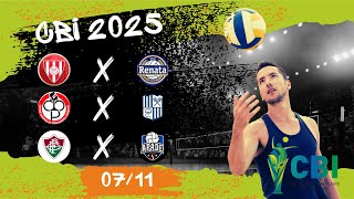 CBI 2025 - Sub-16 - Tijuca x Vôlei Renata / C. Olímpico x Minas / Fluminense x Apade