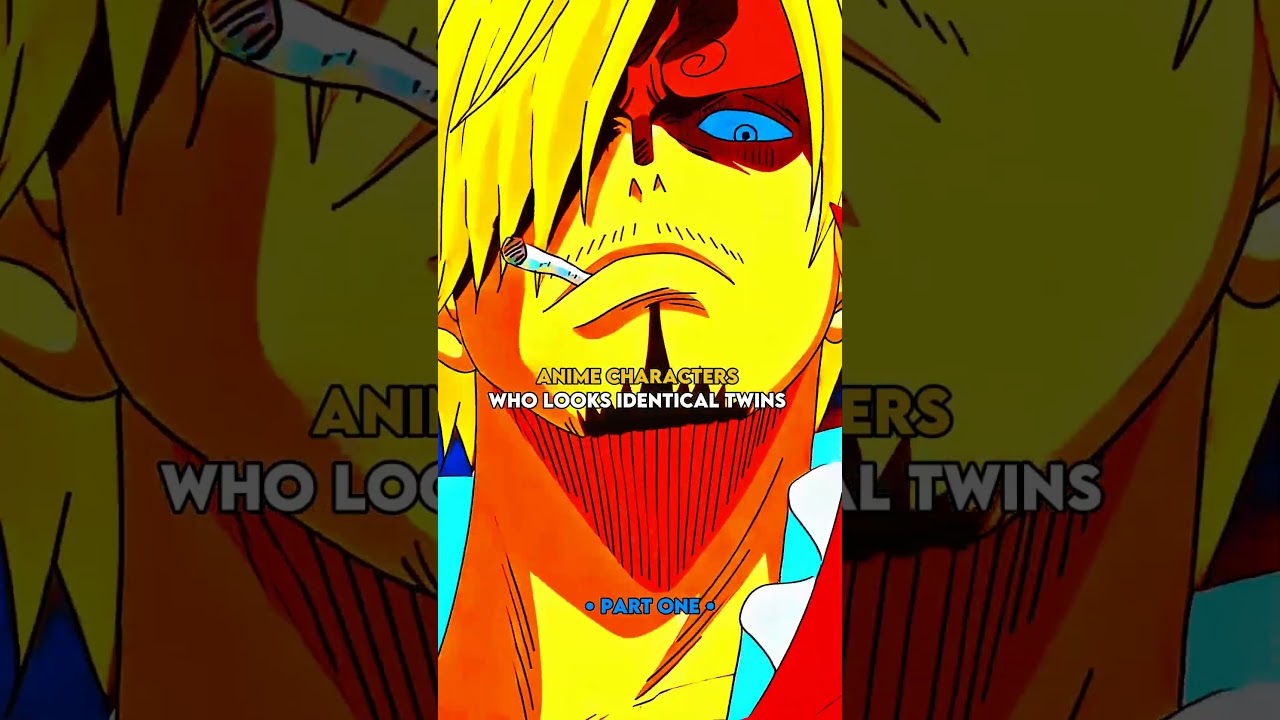 Anime characters who looks identical twin 