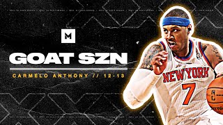 Never Forget When Carmelo Anthony Was a SUPERSTAR! 201213 Highlights | GOAT SZN