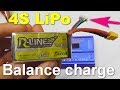 How to Balance Charge a 4S LiPo battery using iMax B6 charger (Tattu R-Line 1300mAh)