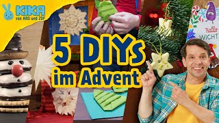 5 Diy Ideen Fr Kinder Im Advent  Kika Baumhaus  Mehr Auf Kikaninchende