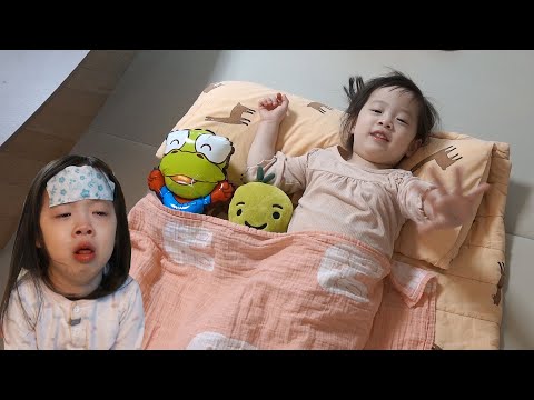 열이 안 떨어져서 독감 <strong>검사도</strong> 했어요 ㅠㅠ 다큐 가족 브이로그 뉴욕이네