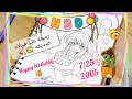 رسمه بمناسبه عيد ميلاد صديقه سوالف تلوين بألوان مائية وخشبيه و ماركر اكريليك Draw رسمه بمناسبه عيد ميلاد صديقه سوالف تلوين بألوان مائية وخشبيه و ماركر اكريليك Draw