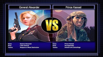 Command & Conquer Zero Hour Challenge Mode: General Alexander vs Prince Kassad