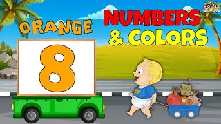 Count And Match Color Together - Learn Number Video For Kids Babies Toddlers And Preschool
