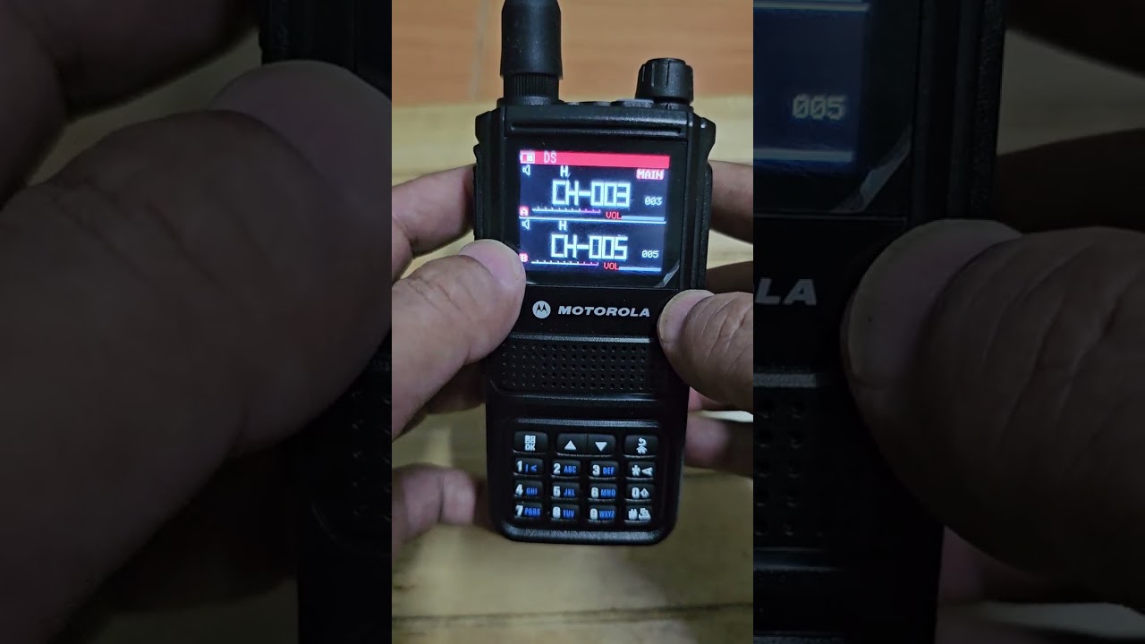 วิธีเปลี่ยน ch เป็นความถี่ Motorola gp338 plus