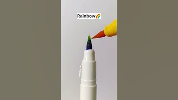 Satisfying Rainbow Drawing 🌈😊