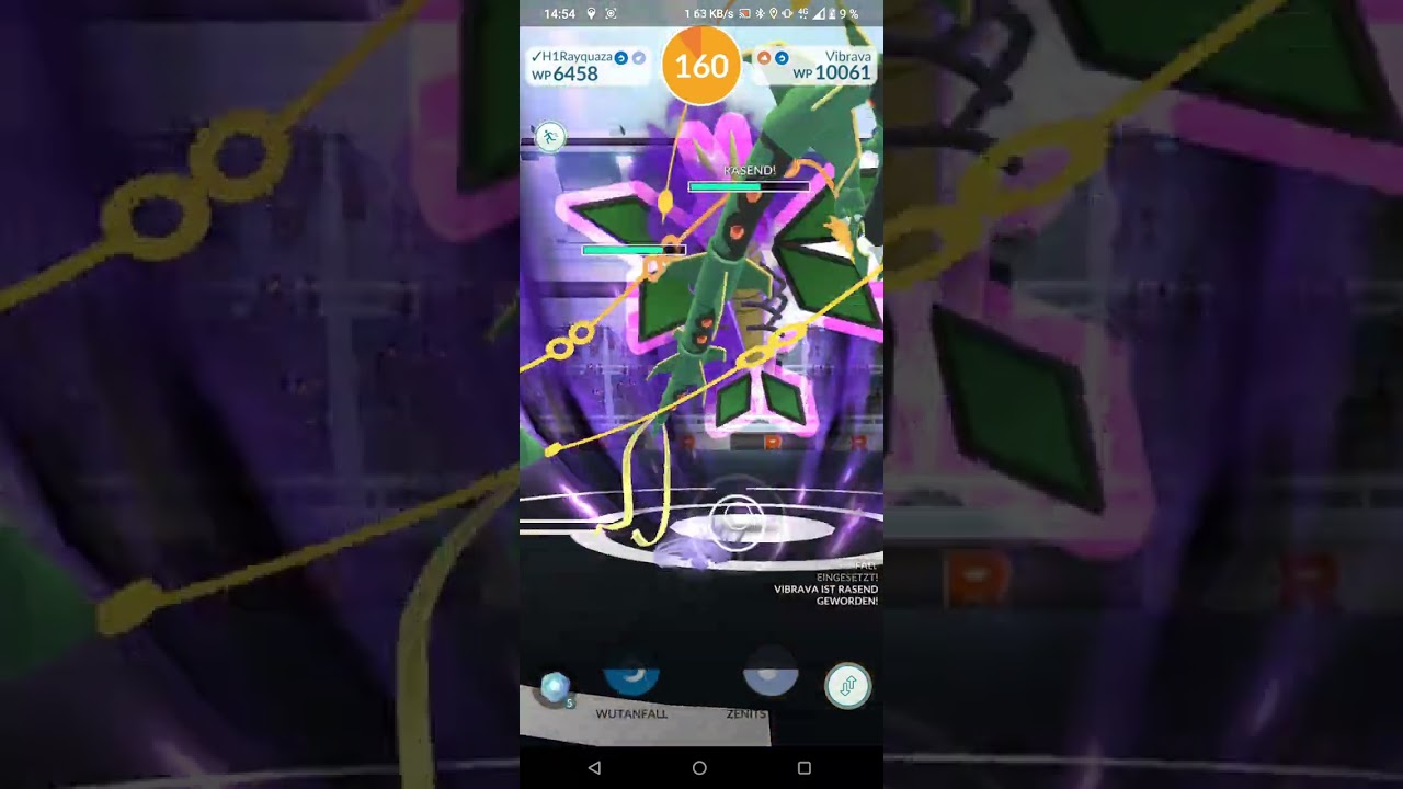 Pokémon Go Crypto-Raid Crypto-Vibrava Solo - YouTube