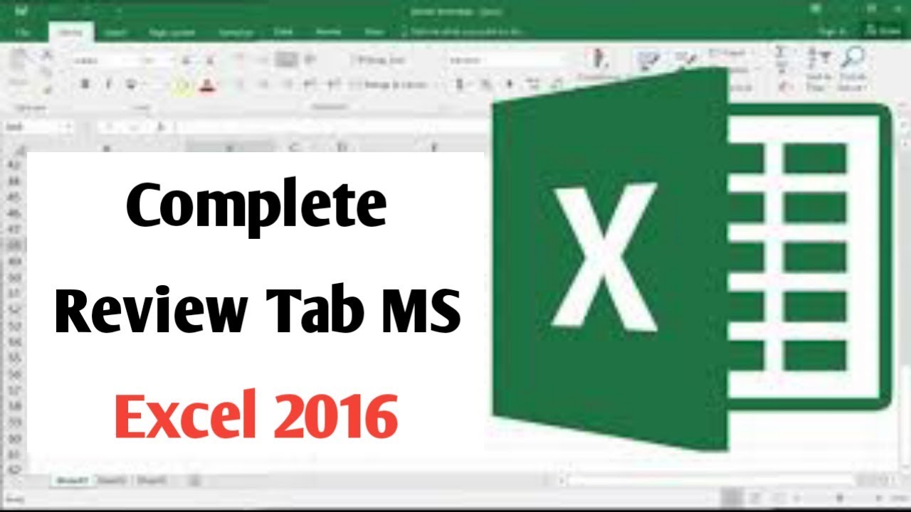 Complete Review Tab MS Excel Tutorials in Urdu / Hindi - YouTube