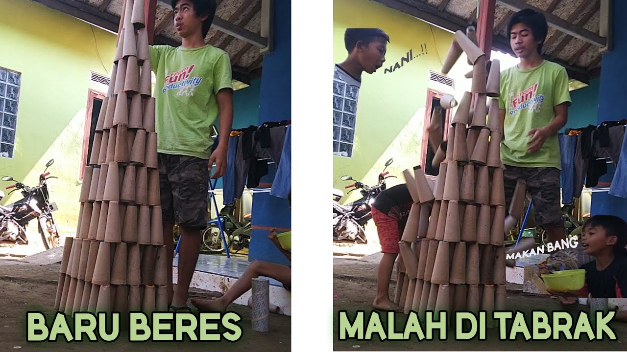 Menara dari  BEKAS BENANG  JAHIT  YouTube