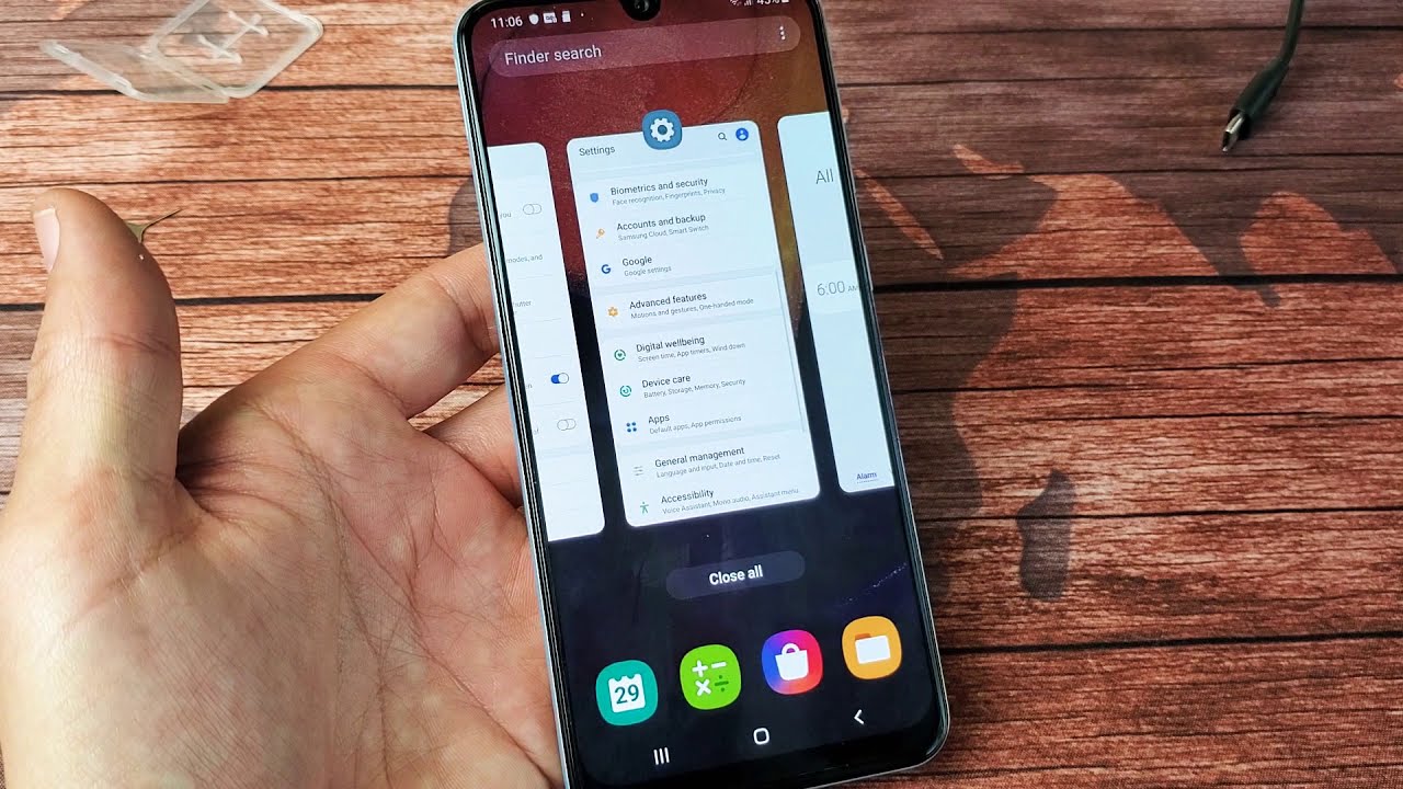 How to Close Background Running Apps on Samsung Galaxy A50s, A50, A40, A30,  A20, A10, etc - YouTube