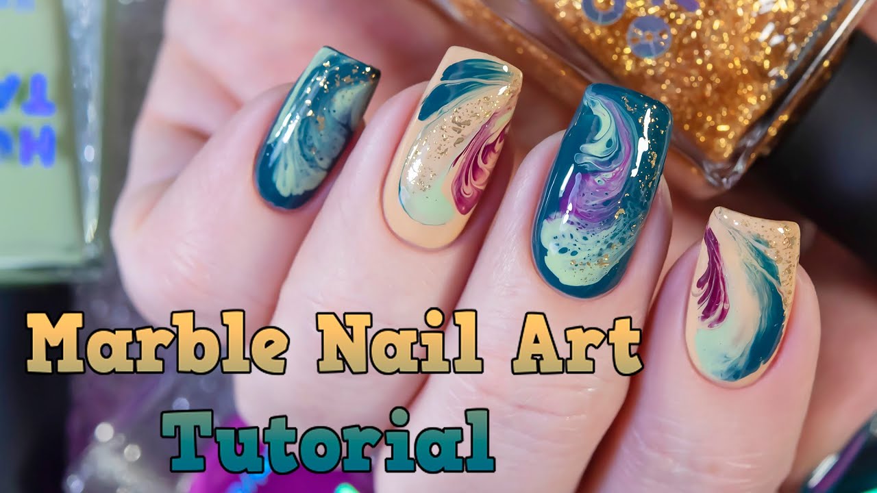 Marble Nail Art Tutorial YouTube