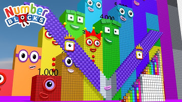 Ultimate Numberblocks Step Squad 🌈 1,000 VS 100,000 VS 1 BILLION Number Patterns