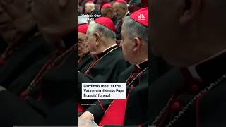 Cardinals meet at the Vatican to discuss Pope Francis' funeral