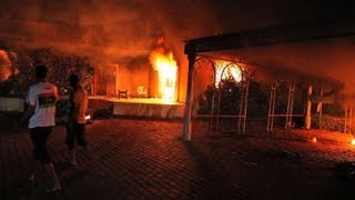 Obama, Clinton condemn 'outrageous' Libya attack