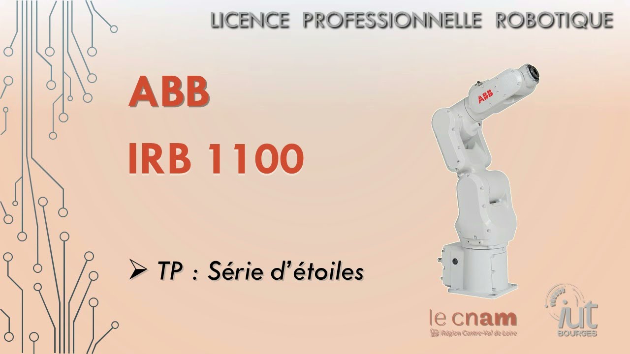 IUT de Bourges - Licence Professionnelle Robotique - TP Série Etoiles