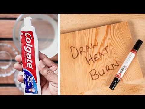 How to remove permanent marker from unfinished wood surface   Cleaning solutions