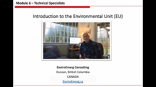 Module 6 Introduction to Environmental Unit Technical Specialist 2025 Update