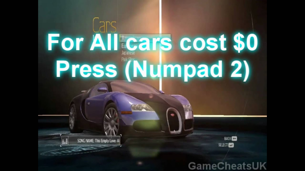 nfs undercover cheats for ps3
