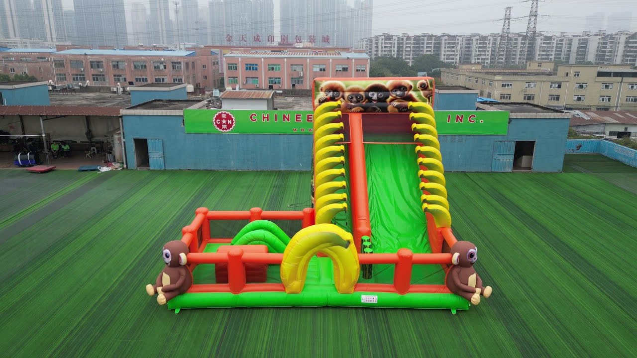 Fun Monkey Inflatable Slide by Chinee Inflatables π - Exciting Play for ...