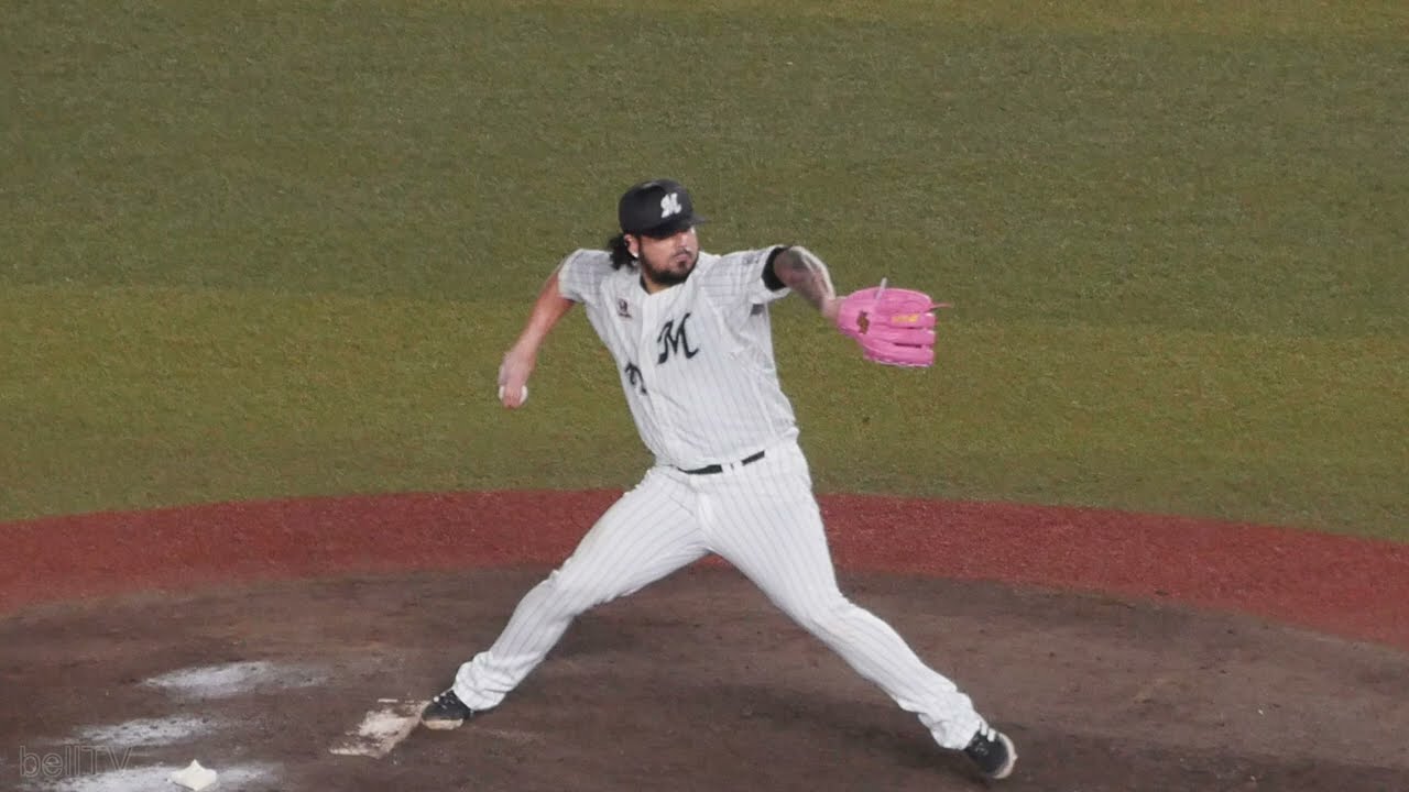 福岡ソフトバンクホークス ロベルト・オスナ 投球フォーム（スロー 
