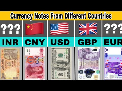 Currency Notes From Different Countries