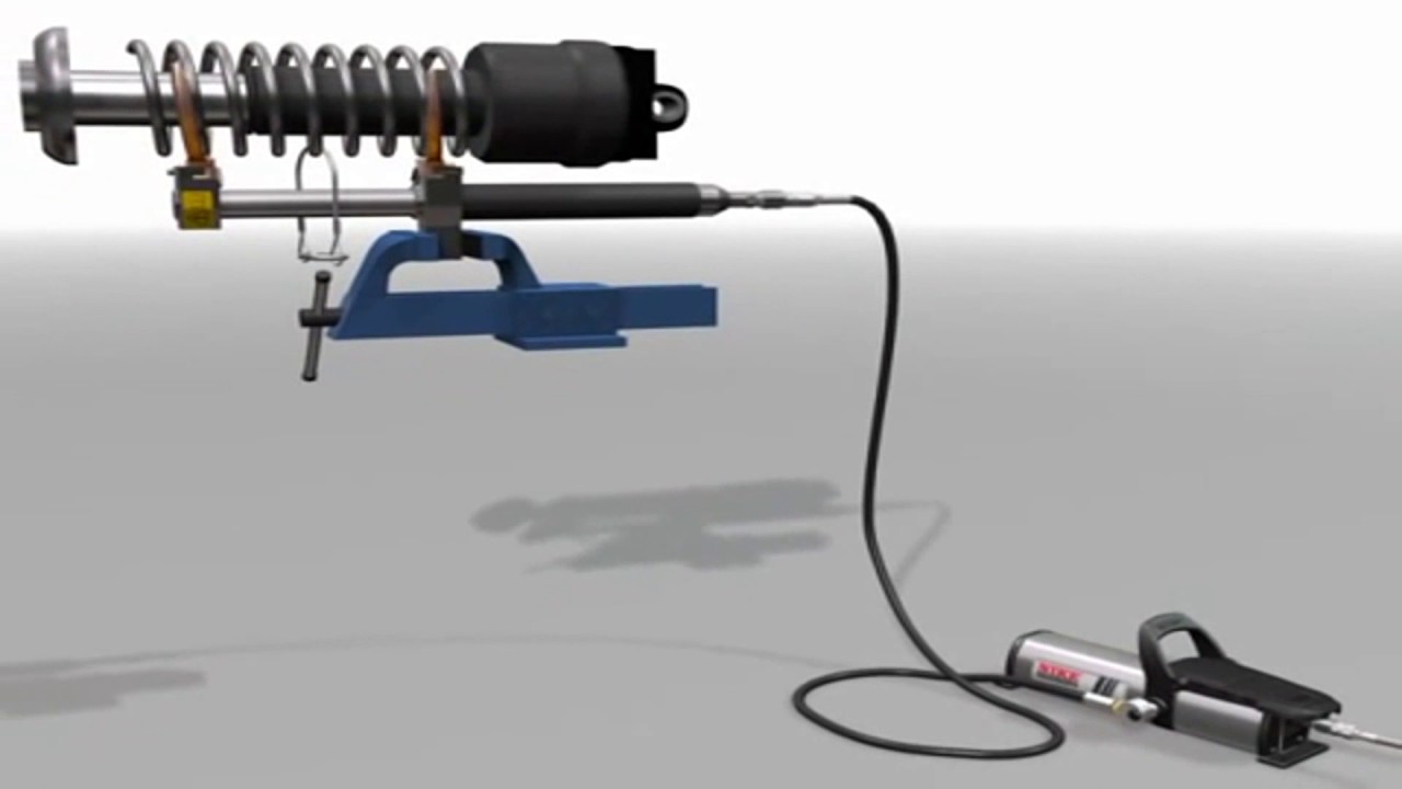 COMPRIMIDOR HIDRAULICO de resortes de suspension YouTube