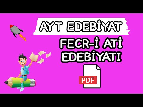 Fecri Âti Dönemi Türk Edebiyatı