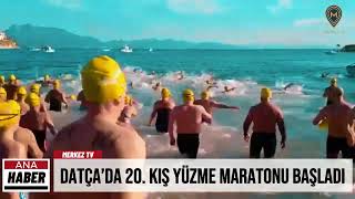 Datçada 20 Kış Yüzme Maratonu Başladı