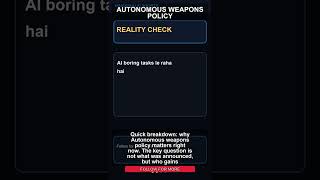 Don’t Miss This Autonomous weapons policy Shift | 2026-05-05 1123 retry#1