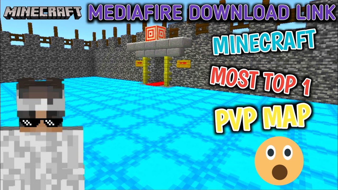 minecraft top .1. pvp map download link | mediafire - YouTube