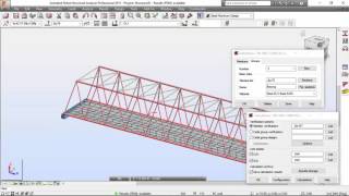 Exercise11 - Part 6 - 3D Single-Span Road Bridge with a Moving Load (Robot Structural Analysis)