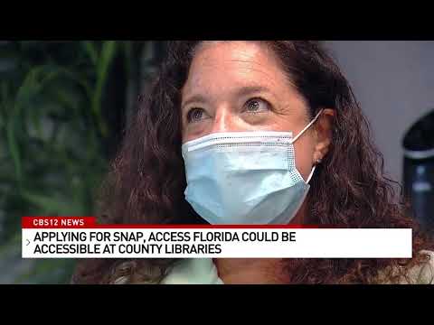 Applying for SNAP ACCESS Florida could be accessible at county libraries