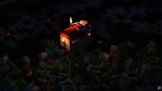 LIVE MALAM - Minecraft 100 DAY Zombie Apocalypse Hardcore Part 11