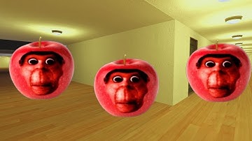 ONLY CRAZY APPLE OBUNGA IN LIMINAL HOTEL VS ME IN BIKE #gmod #garrysmod #nextbots #dudeongmod
