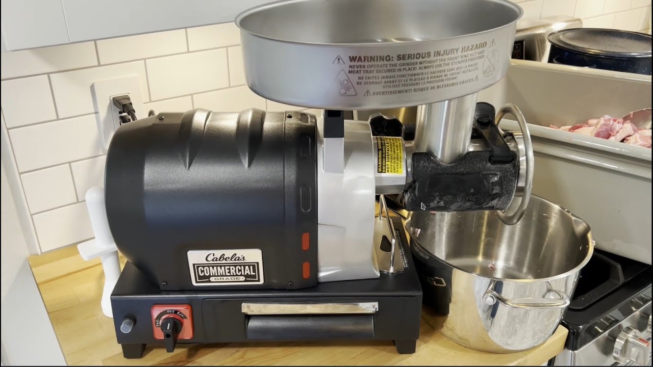 Cabela's Carnivore Grinder 1.5 HP No.32 Commercial Grade Meat Grinder