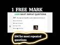 HIGH FREQUENCY JAMB BIOLOGY QUESTIONS #jamb2026 #education