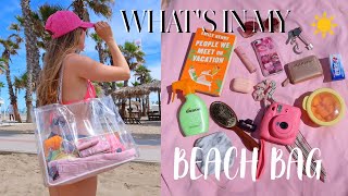 WHAT'S IN MY BEACH BAG + summer essentials || 2022